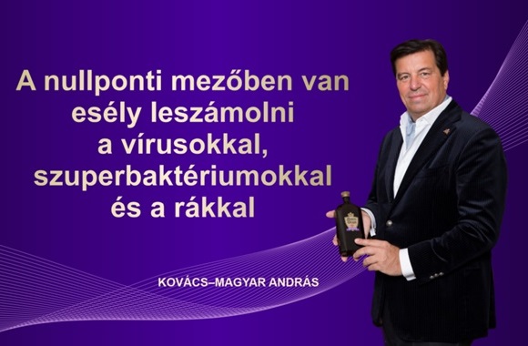 Kovács-Magyar András: A nullponti mezőben van esély leszámolni a vírusokkal, szuperbaktériumokkal és a rákkal